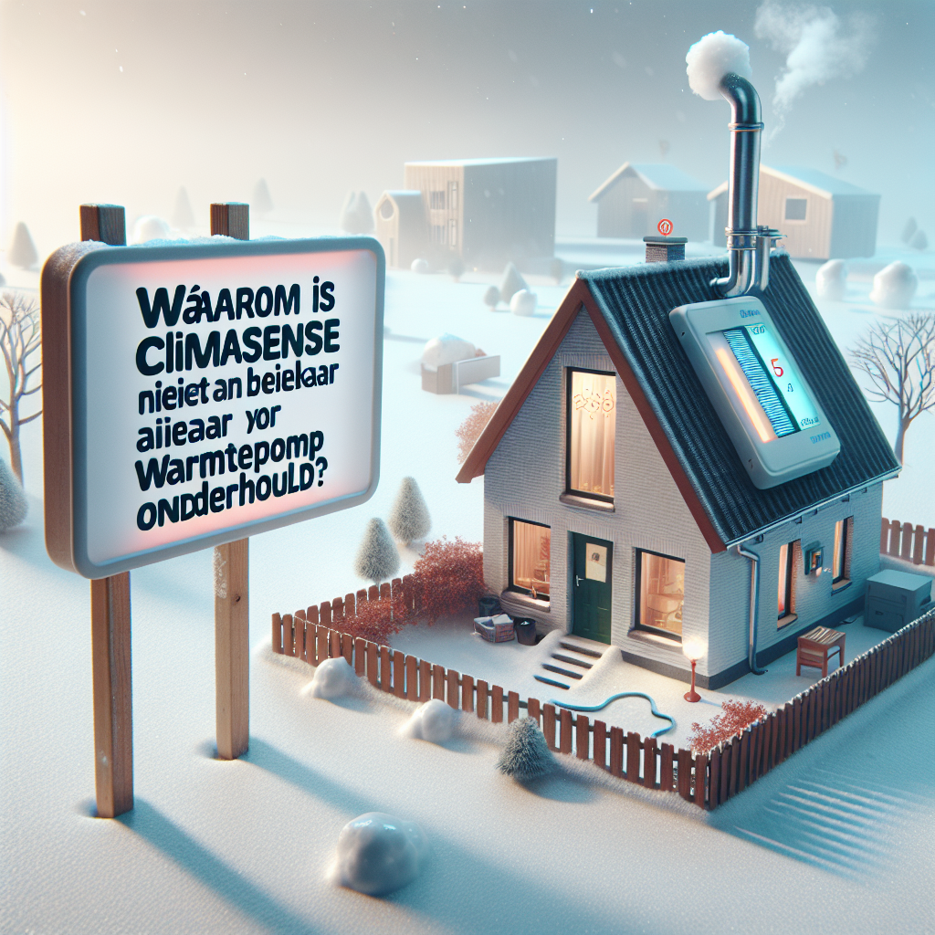 Waarom is Climasense niet bereikbaar voor warmtepomp onderhoud?