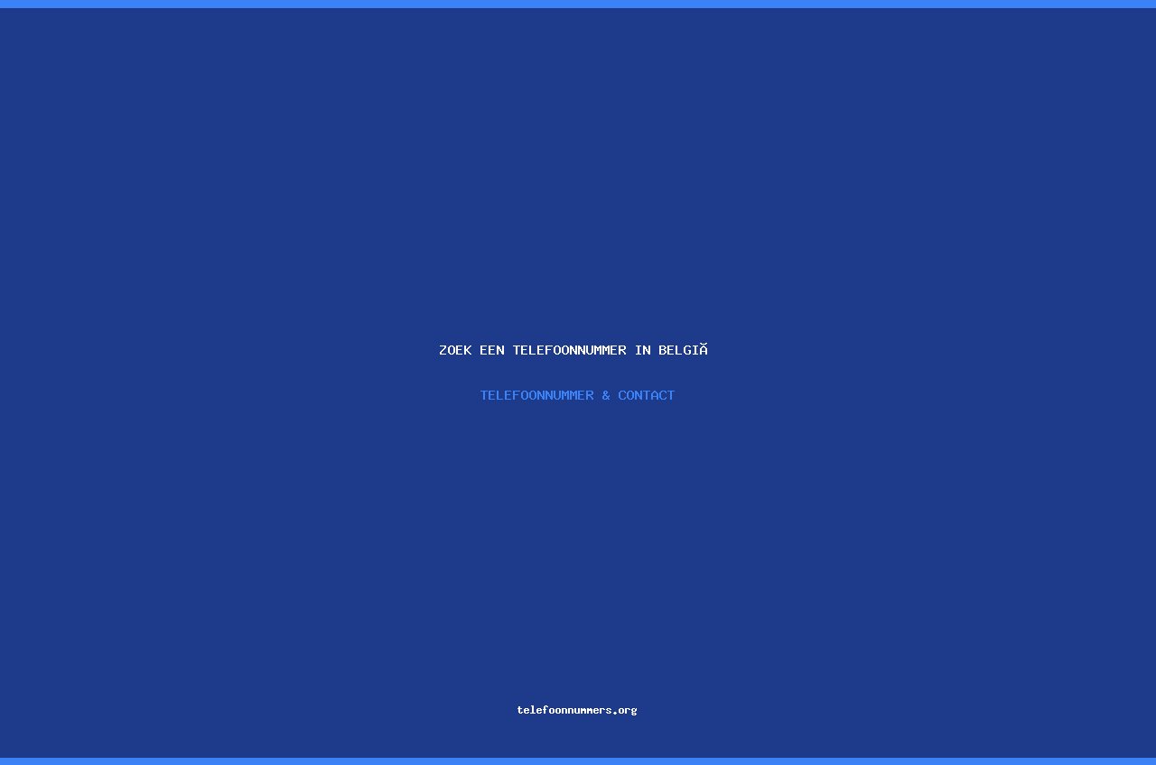 Telefoonnummer Zoek een telefoonnummer in België
